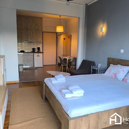 30M² Cosy Studio With Panoramic Sea View Chalkís Buitenkant foto
