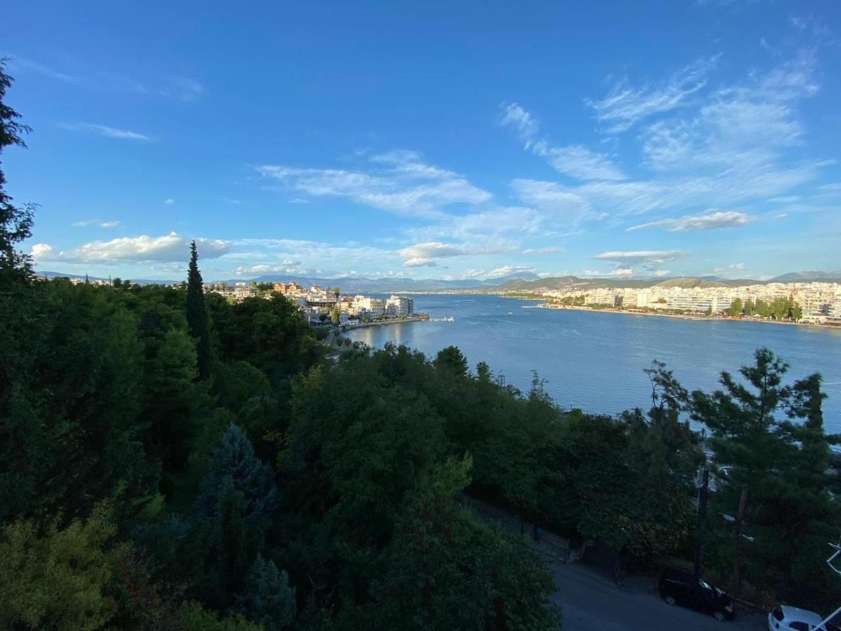 30M² Cosy Studio With Panoramic Sea View Chalkís Buitenkant foto