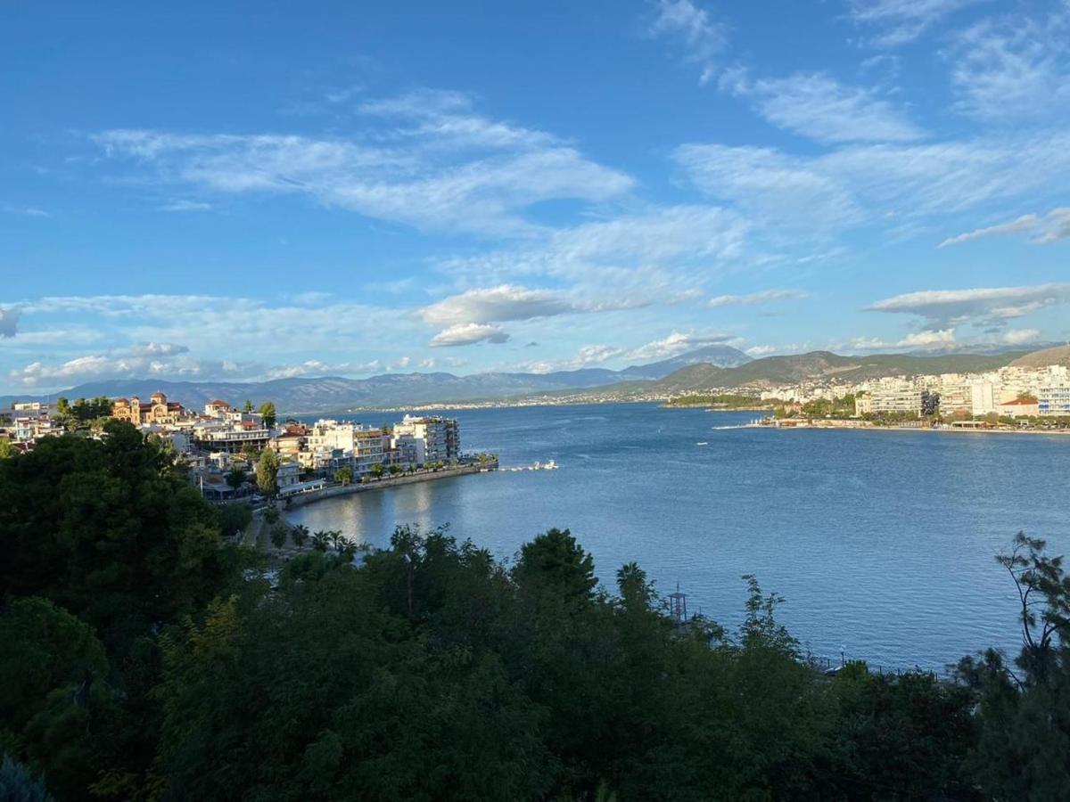 30M² Cosy Studio With Panoramic Sea View Chalkís Buitenkant foto